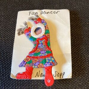 Vintage Alaska Native Fan Dancer